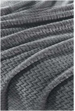 ΚΟΥΒΕΡΤΑ FLEECE ΥΠΕΡΔΙΠΛΗ ΣΕΤ 2ΤΕΜ (ROMBUS CARBON) - GUY LAROCHE ROMBUS CARBON / 100% ΜΙΚΡΟΪΝΕΣ
