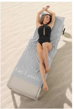 ΠΕΤΣΕΤΑ ΘΑΛΑΣΣΗΣ 80x170 (OCEANO SILVER) - GUY LAROCHE OCEANO SILVER / 100% ΒΑΜΒΑΚΙ