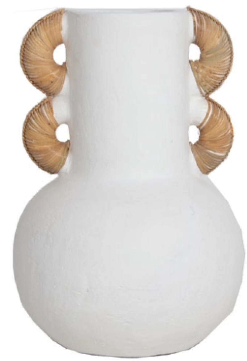 Διακοσμητικό Βάζο Kore White (30x43) Soulworks 0750017