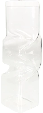 Βάζο Διάφανο Γυαλί 9.5x9.5x25cm