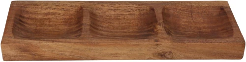 Μπολ Καφέ Ξύλο 31x10.5x2.8cm