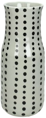 Βάζο Λευκό Κεραμικό 9.8x9.8x23cm