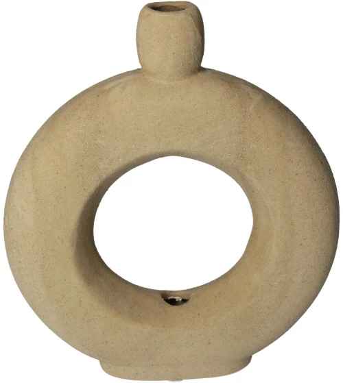 Βάζο Καφέ Κεραμικό 20x4.5x23cm
