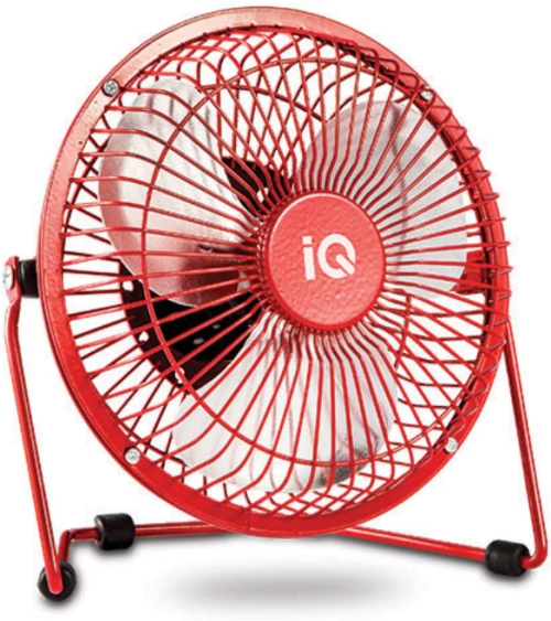 ΕΠΙΤΡΑΠΕΖΙΟΣ ΜΕΤΑΛΛΙΚΟΣ ΑΝΕΜΙΣΤΗΡΑΣ 15ΕΚ. VF-15USB 4.5W RED