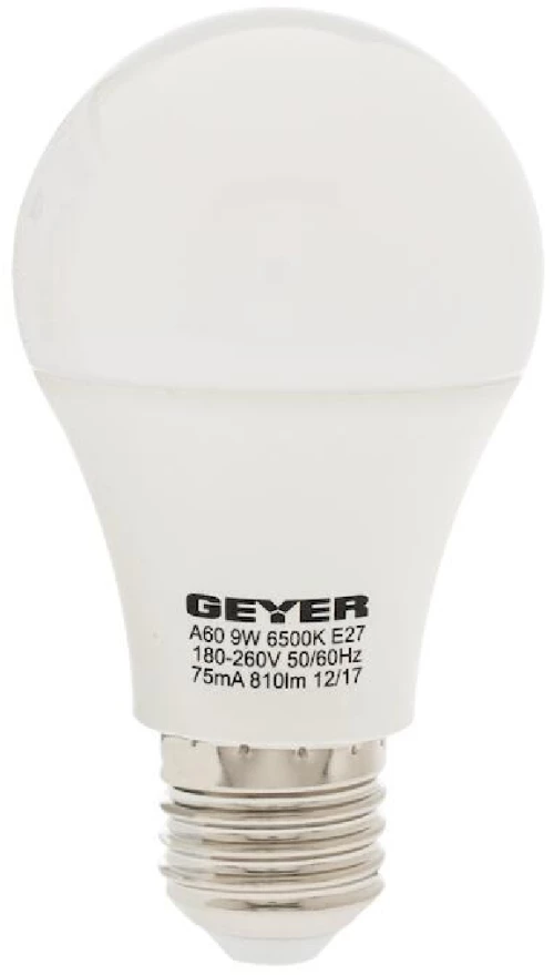 GEYER ΛΑΜΠΑ LED Α60 E27 10W ΚΙΤΡΙΝΟ 1055LM LAWE2712S & LAWE2710E