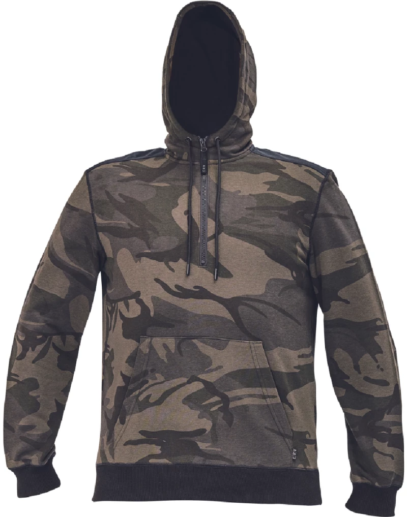 ΜΠΛΟΥΖΑ ΦΟΥΤΕΡ ΜΕ ΚΟΥΚΟΥΛΑ-HOODIE CRAMBE ΚΑΜΟΥΦΛΑΖ 65%poly-35%cott, 340 g/m² M