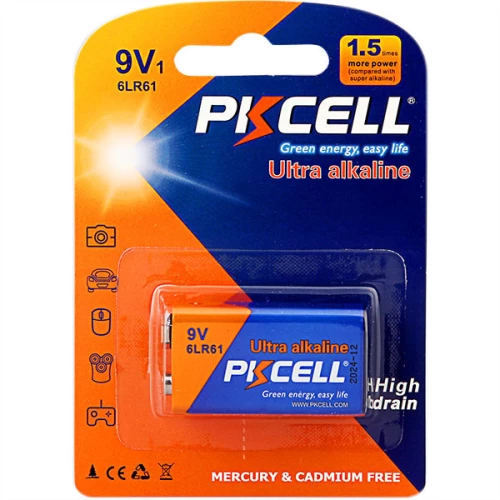 Μπαταριά 9 volt  αλκαλική 9V/6LR61