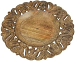 Δίσκος Ξύλο Καφέ 30x30x2.5cm