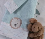 NEF-NEF ΠΕΤΣΕΤΑ ΒΑΜΒ. CUDDLING LION 2 TMX AQUA AQUA 100%BAMBAKI