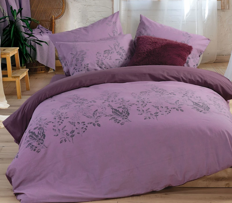 ΣΕΝΤΟΝΙ ΒΑΜΒ.SALVIA ΣΕΤ Υ/ΠΛΟ 2X(240Χ270)-2Χ(52Χ72) MAUVE