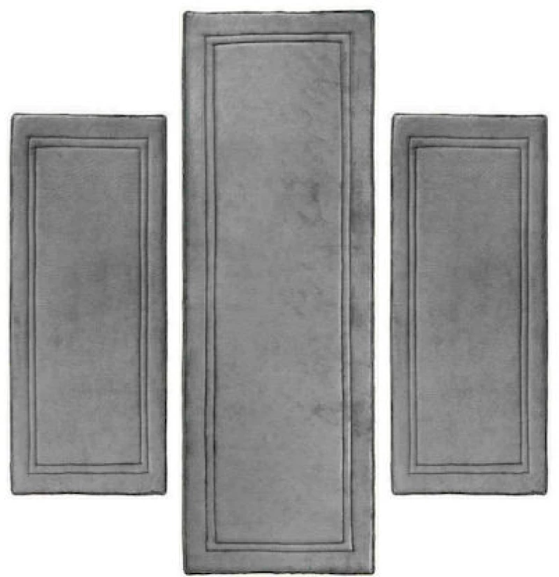 Guy Laroche Σετ Χαλιά Softy Charcoal 3τμχ (2 60X120&60X180)