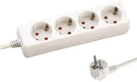 ΠΟΛΥΠΡΙΖΟ 4 ΘΕΣΕΩΝ ΜΕ ΚΑΛΩΔΙΟ 3X1,5mm 3m ΜΕ ΠΡΟΣΤΑΣΙΑ ΕΠΑΦΩΝ 147-62221