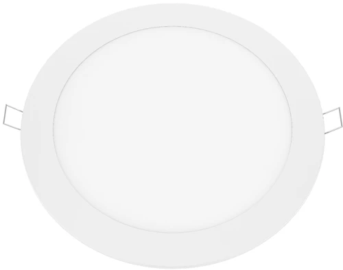 LED SLIM PANEL WHITE ROUND REC. 24W 6500K 2300Lm Φ298 230V AC Ra80 ACA PLATO2465RW