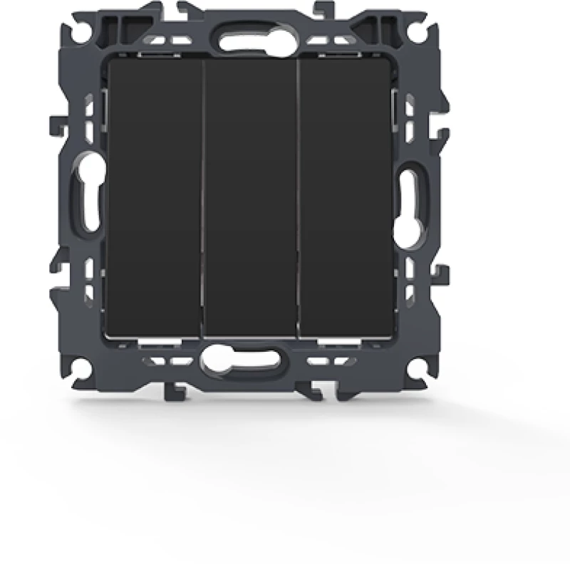 PRIME ΔΙΑΚΟΠΤΗΣ ΤΡΙΠΛΟΣ ΑΠΛΟΣ ΜΕ ΒΙΔΑ 1+1+1P 10AX 250VAC IP20 MAT ΑΝΘΡΑΚΙ ACA 1000110505