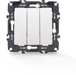 PRIME ΔΙΑΚΟΠΤΗΣ ΤΡΙΠΛΟΣ ΑΠΛΟΣ ΜΕ ΒΙΔΑ 1+1+1P 10AX 250VAC IP20 ΛΕΥΚΟΣ ACA 1000110501