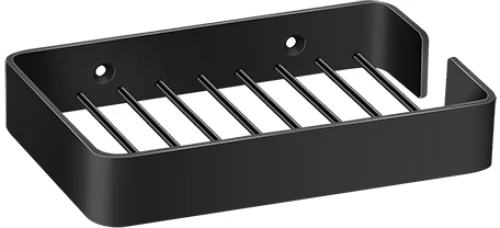 Σαπουνοθήκη Μεταλλική Επιτοίχια Black Mat Sanco Monogram 120432-M116