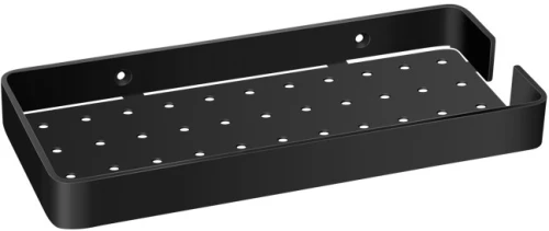 Σπογγοθήκη Ίσια W24xD10,5xH2,5 cm Black Mat Sanco Shower Shelves 0342-M116