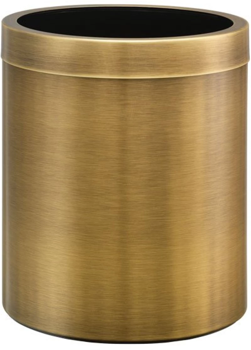 Χαρτοδοχείο Ανοιχτό 5lt Sanco Ø20,5xH24,5 cm Open Bins Brass Bronze Mat 90660-M25