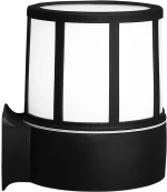 Επιτοίχιο εξωτερικό πλαστικό PLEGMA D-282K BLACK Heronia 32-0102