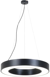 InLight Κρεμαστό φωτιστικό LED 70W 3000K σε μαύρη απόχρωση D:120cm 6041-120-BL