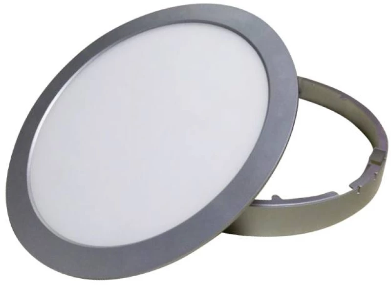 SILVER LED ROUND PC SLIM PANEL 26W 4000K 1880Lm230V Φ295Ra80 ACA STHERON2640R