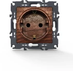 PRIME ΠΡΙΖΑ ΣΟΥΚΟ ΑΣΦΑΛΕΙΑΣ 1x2P+E 16A 250VAC IP20 ΞΥΛΟ ACA 1000116006