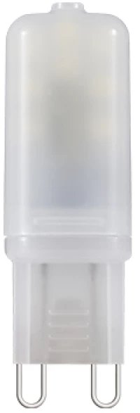 LED SMD G9 PLASTIC 3W 4.000K 220Lm 300° 230V AC Ra80 30.000Hrs FROSTED ACA G928353NWF