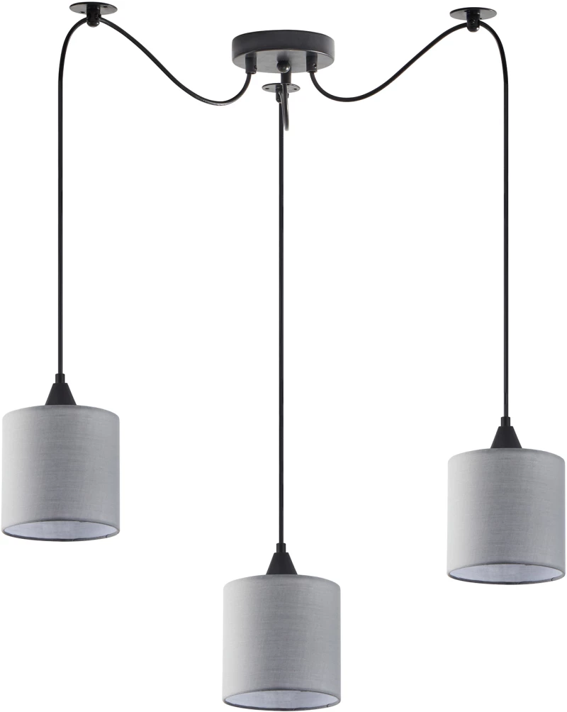 SE21-BL-B10-BL3-SH2 ADEPT PENDANT Grey Shade Pendanr+ HOMELIGHTING 77-9016