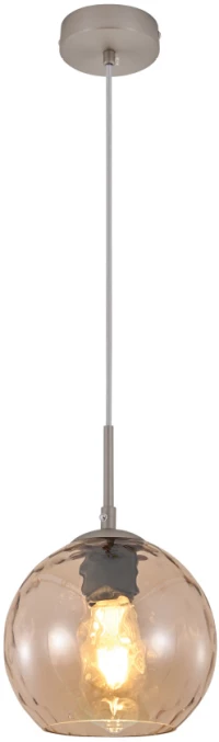 Κρεμαστό Φωτιστικό από Μελί Γυαλί 1xE27 D:18cm Inlight 4039-B-Amber