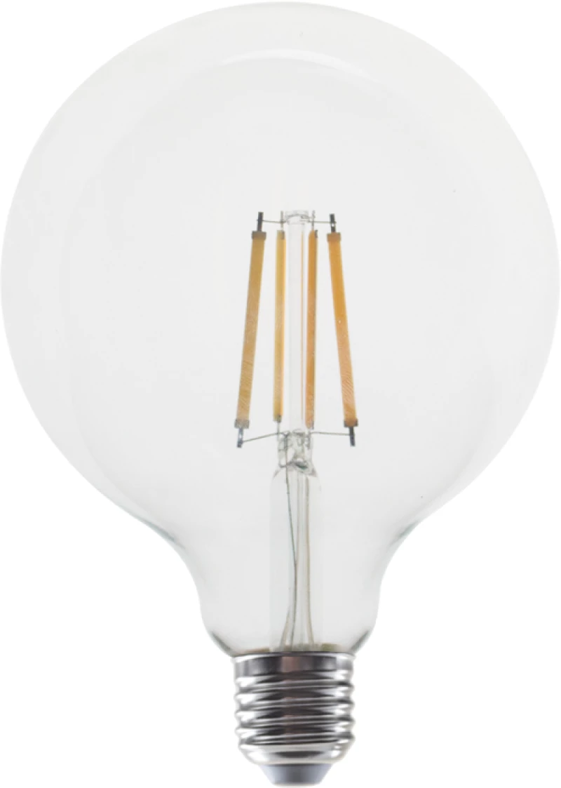 LED FILAMENT E27 G125 10W 2700K 230V AC 1220LM RA80 ACA PALA12510WW
