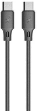 WK Charging Cable WK TYPE-C/TYPE-C Black 1m Full Speed WDC-106 3A 250521