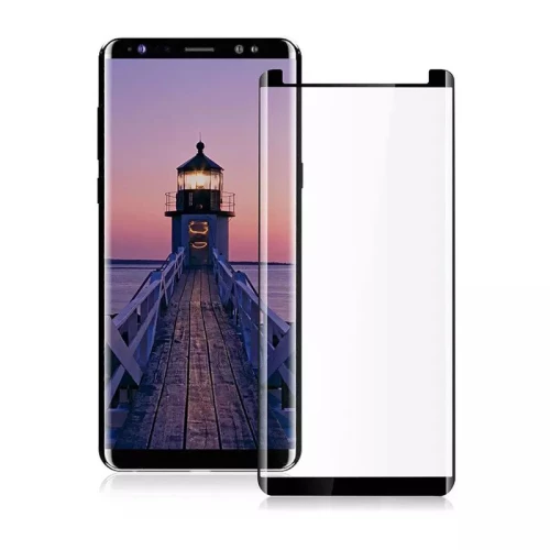 Tempered glass, No Brand, Για Samsung Galaxy S8 Plus, Full glue, 0.3mm, Μαυρο - 52432