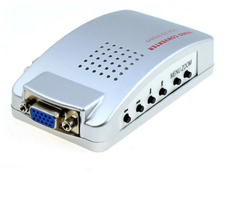 Μετατροπέας VGA σε AV/S-Video+VGA, ΟΕΜ, Ασημί - 18299