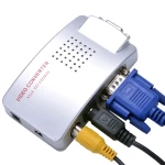 Μετατροπέας VGA σε AV/S-Video+VGA, ΟΕΜ, Ασημί - 18299