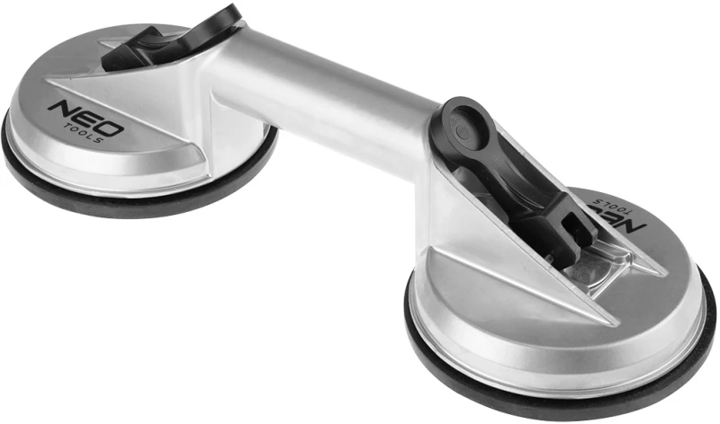 NEO TOOLS Βεντούζα τζαμιών αλουμινίου διπλή Ø120mm 100kg 56-802