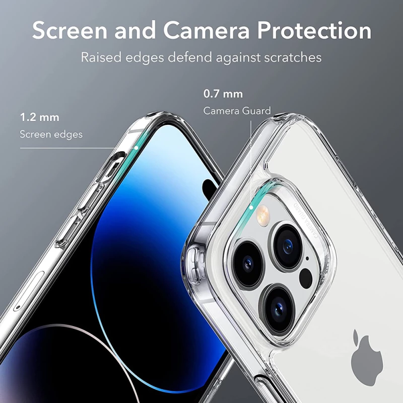 ESR Husa pentru iPhone 14 Pro Max - ESR Air Shield Boost Kickstand - Translucent Black 4894240161067