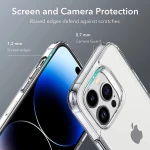 ESR Husa pentru iPhone 14 Pro Max - ESR Air Shield Boost Kickstand - Translucent Black 4894240161067