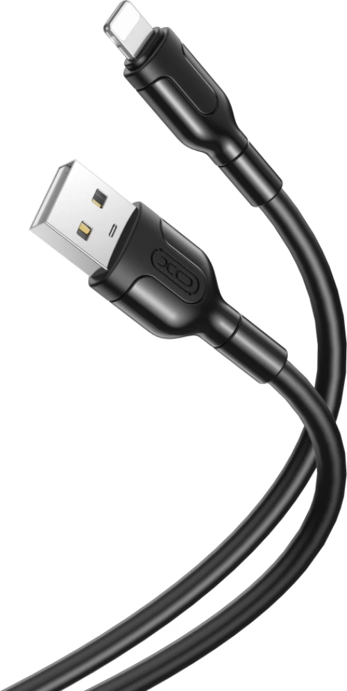 XO - cable NB212 USB - Lightning 1m 2,1A black XO-NB212i-BK 35203