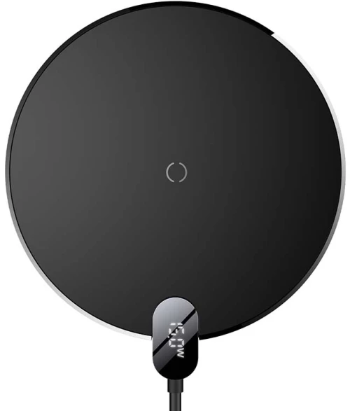 Baseus Inductive wireless charger Baseus Digital LED  15W (black) 030374
