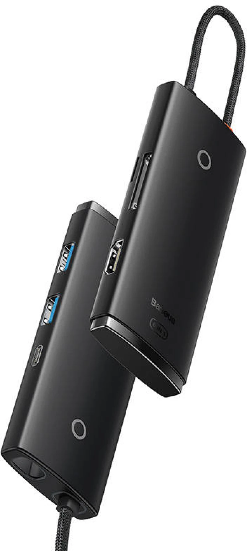 Baseus Hub 6w1 Baseus Lite Series USB-C to 2x USB 3.0 + USB-C PD + HDMI + SD/TF (black) 033108