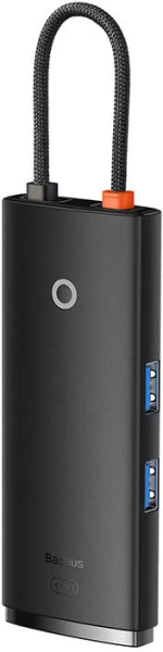 Baseus Hub 6w1 Baseus Lite Series USB-C to 2x USB 3.0 + USB-C PD + HDMI + SD/TF (black) 033108