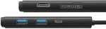 Baseus Hub 6w1 Baseus Lite Series USB-C to 2x USB 3.0 + USB-C PD + HDMI + SD/TF (black) 033108