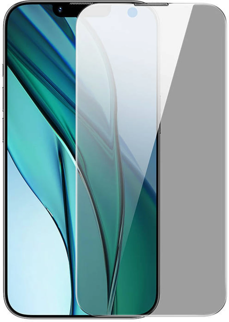 Baseus Baseus Crystal Tempered Glass Dust-proof with Privacy Filter 0.3mm for iPhone 14 Plus/13 Pro Max (1pc) 038977