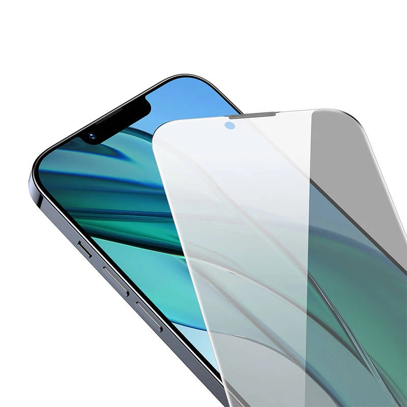 Baseus Baseus Crystal Tempered Glass Dust-proof with Privacy Filter 0.3mm for iPhone 14 Plus/13 Pro Max (1pc) 038977