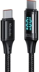 Mcdodo Cable Mcdodo CA-1100 USB-C to USB-C, 100W, 1.2m (black) 040994
