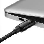 Baseus USB-C to USB-C cable Baseus Tungsten Gold 240W 1m (black) 048622