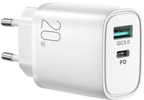 Joyroom Charger 20W Dual-Port (QC3.0+PD) Joyroom L-QP2011 (white) 044863