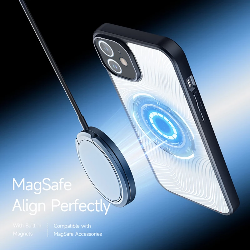 Dux Ducis Husa pentru iPhone 12 - Dux Ducis Aimo MagSafe Series - Black 6934913028681