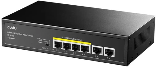 CUDY Fast Ethernet 6port Switch PoE Cudy FS1006P 370026