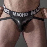 MACHO - MX25NC JOCK BLACK LEATHER